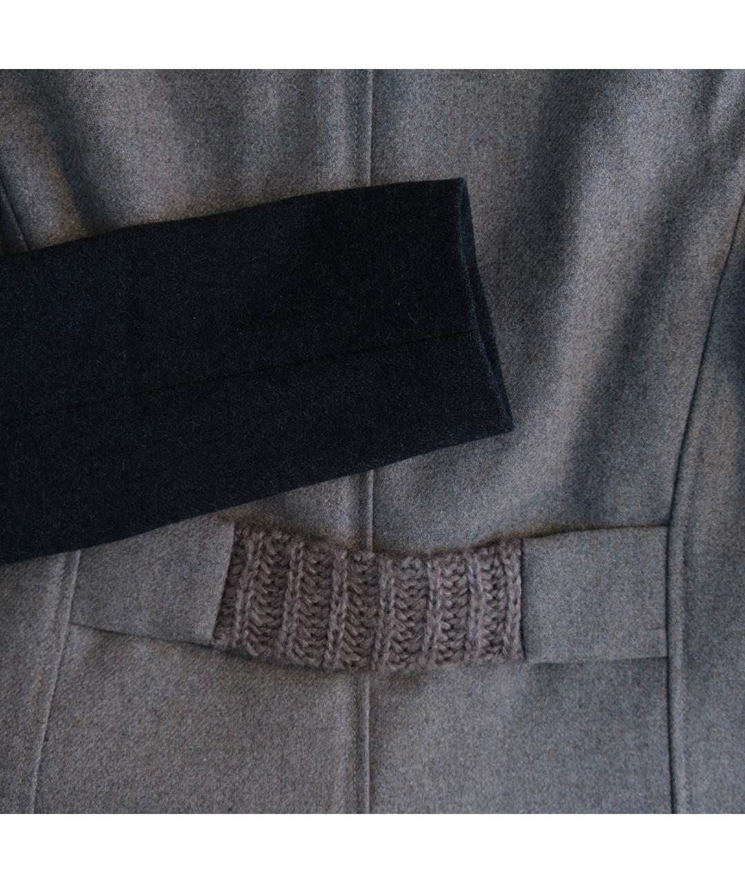 LIU JO Коричневое шерстяное пальто, фото 5