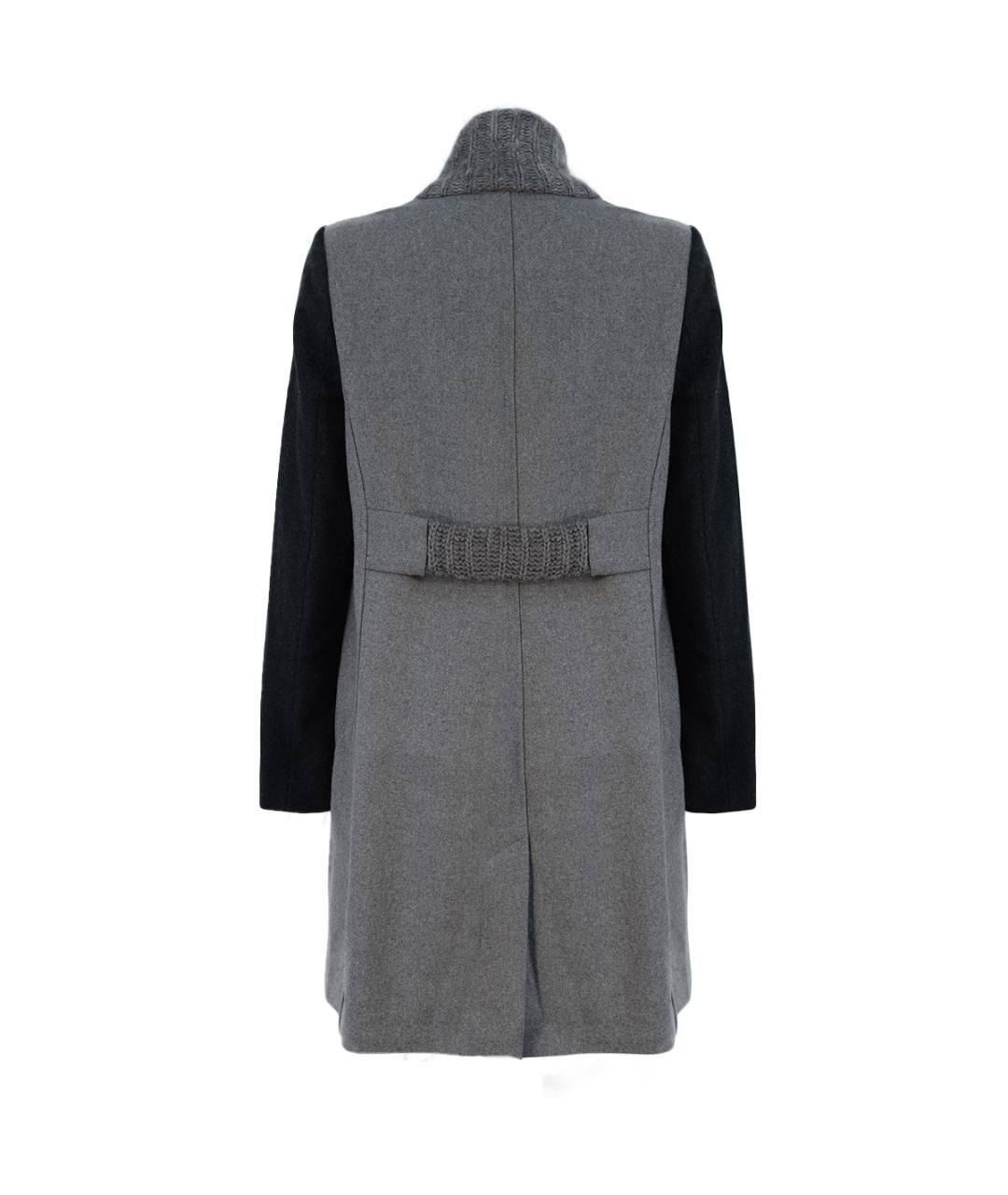 LIU JO Коричневое шерстяное пальто, фото 2