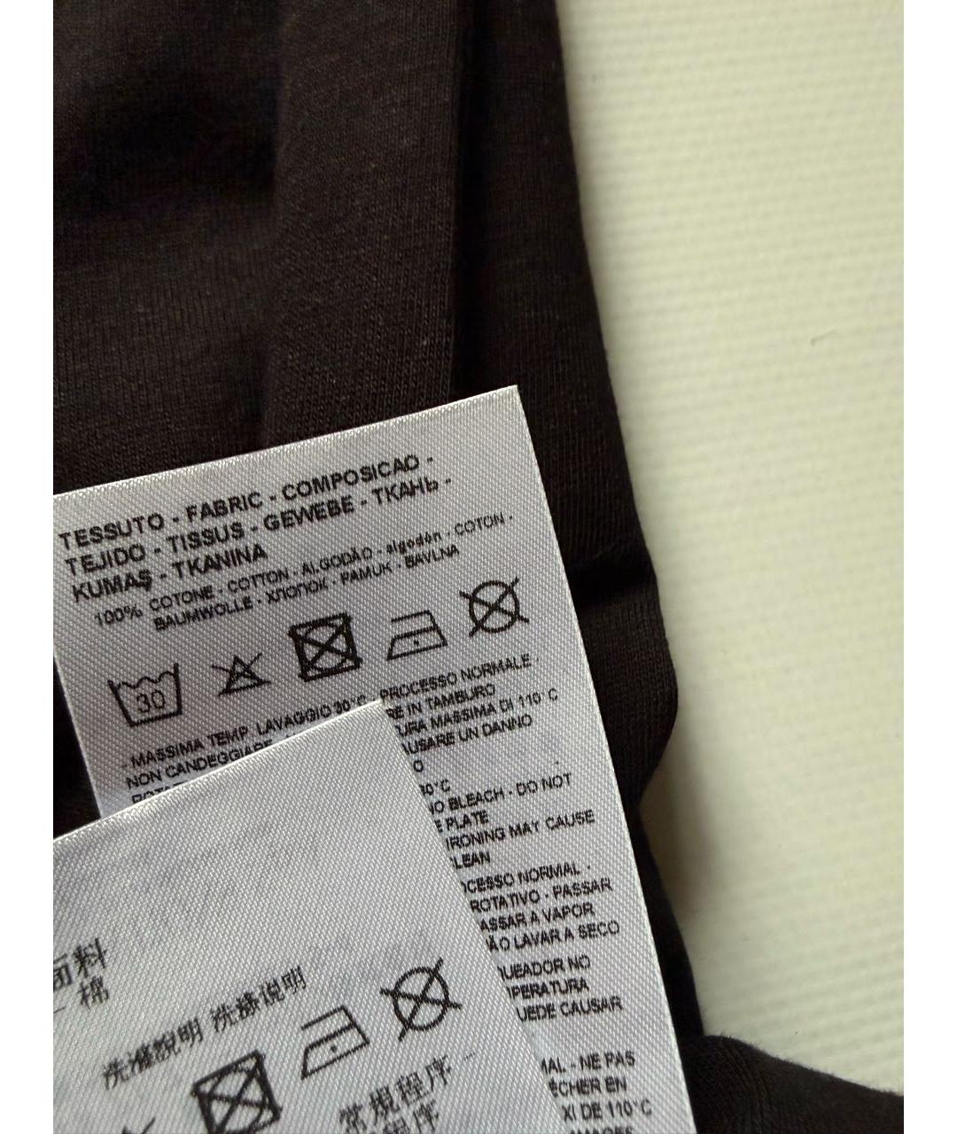 ARMANI EXCHANGE Черное хлопковое повседневное платье, фото 4