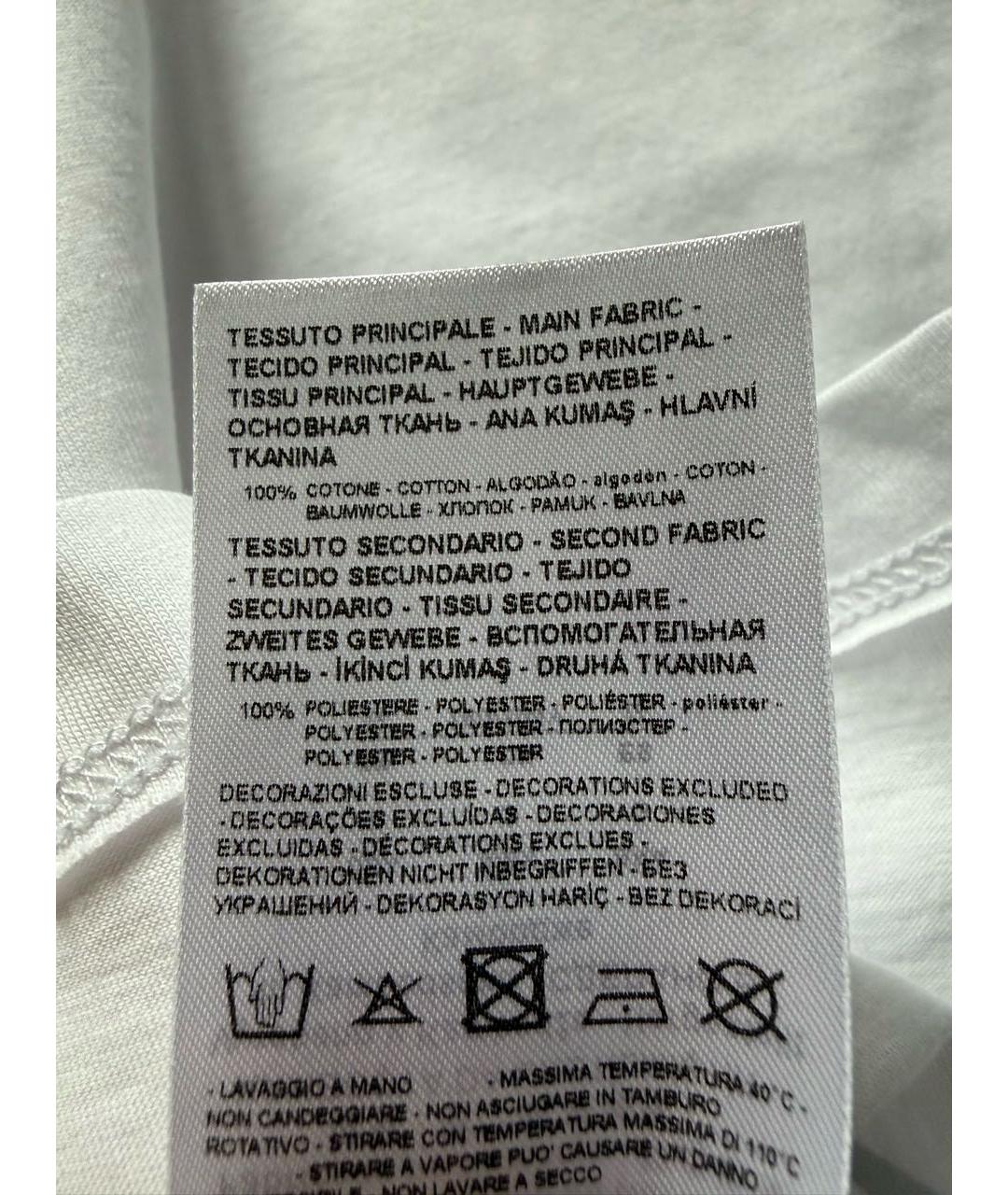 ARMANI EXCHANGE Белая хлопковая футболка, фото 5