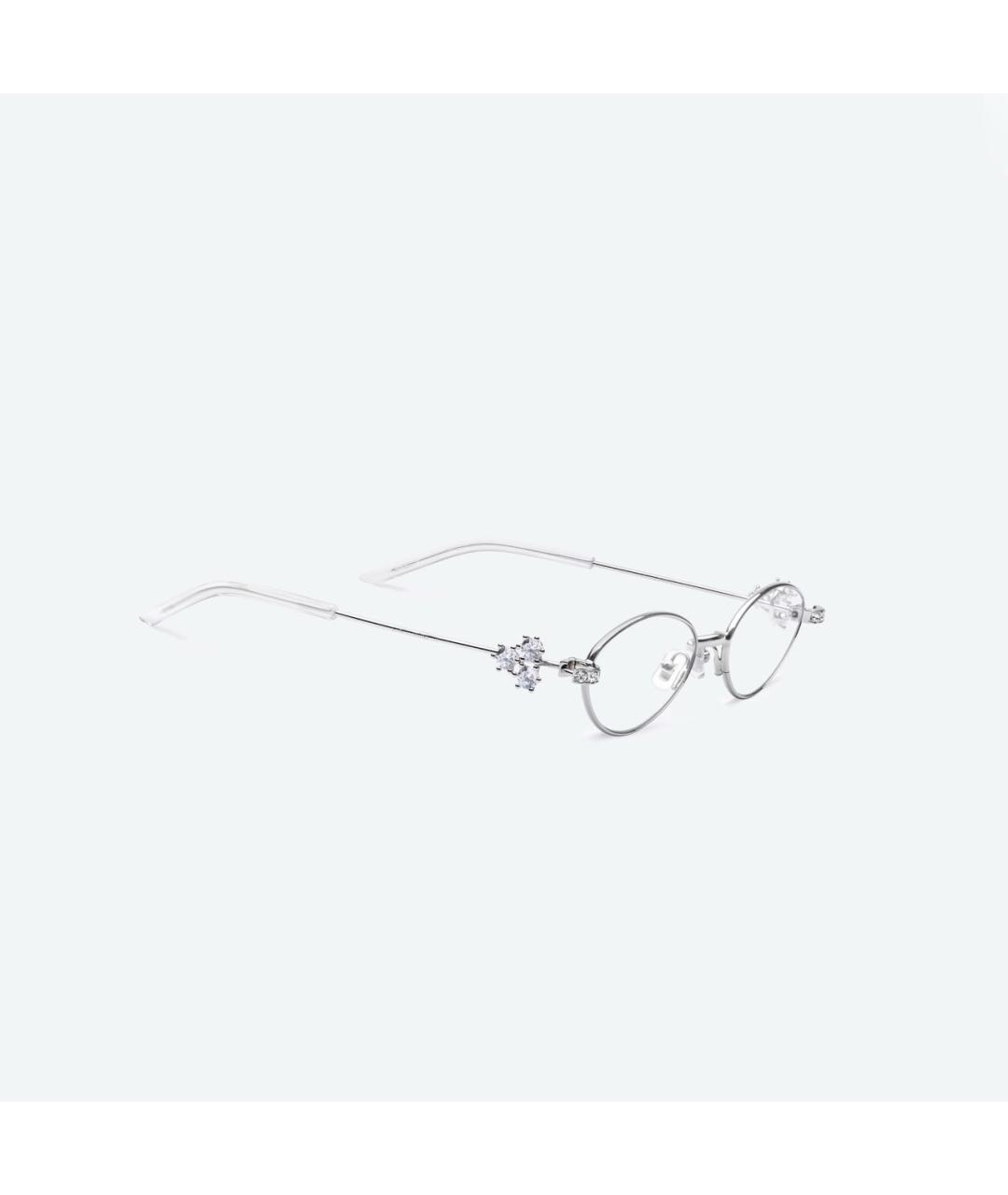 GENTLE MONSTER Серебряные металлические солнцезащитные очки, фото 6