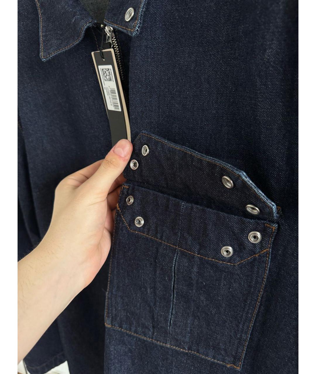 STONE ISLAND Темно-синяя куртка, фото 6