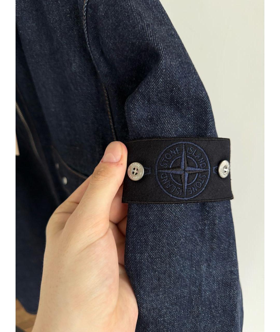 STONE ISLAND Темно-синяя куртка, фото 5
