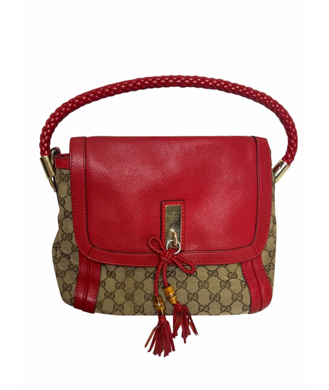 GUCCI Красная сумка через плечо, фото 1