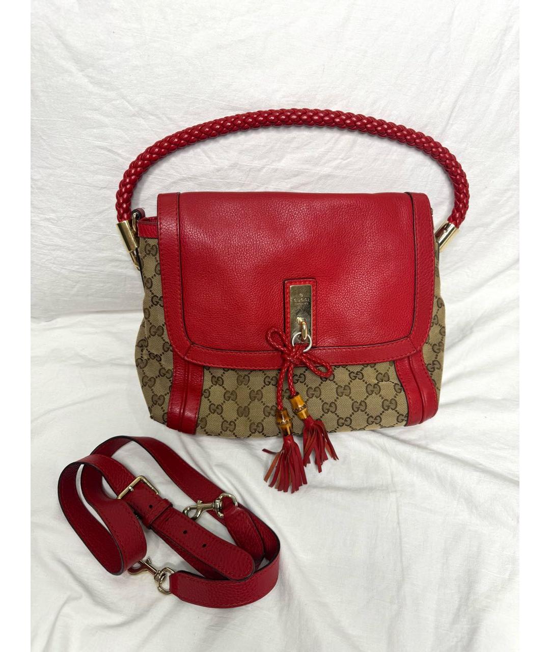 GUCCI Красная сумка через плечо, фото 9