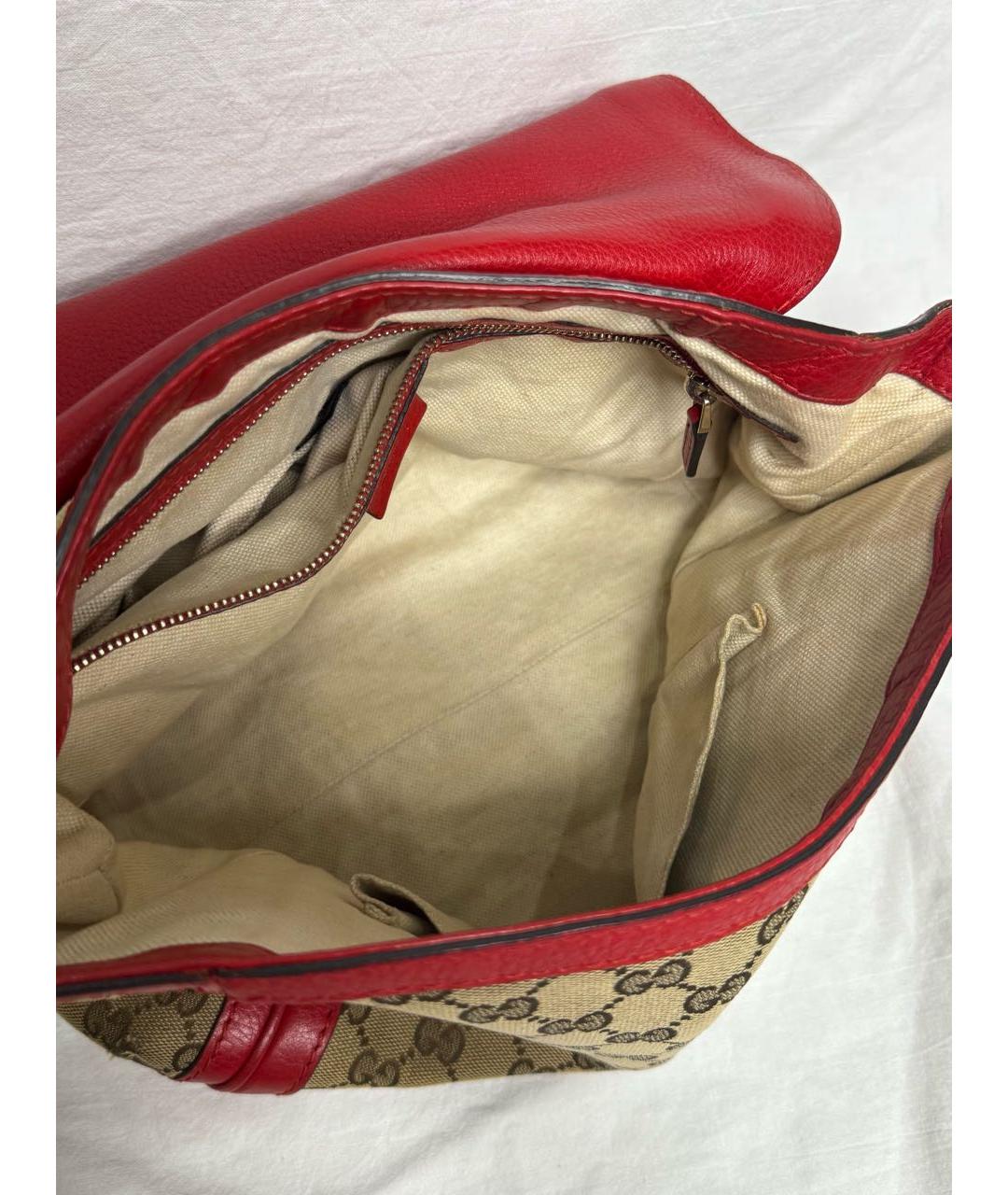 GUCCI Красная сумка через плечо, фото 7
