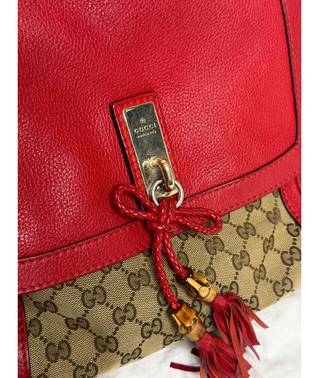 GUCCI Красная сумка через плечо, фото 2