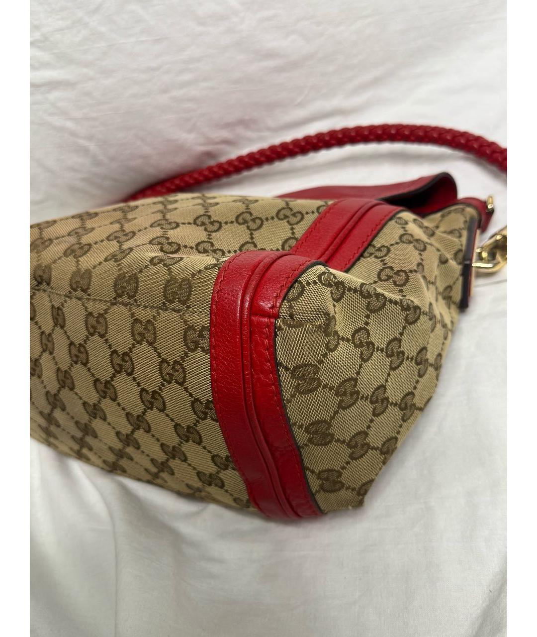 GUCCI Красная сумка через плечо, фото 5