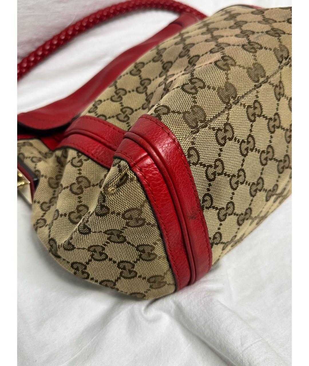 GUCCI Красная сумка через плечо, фото 4