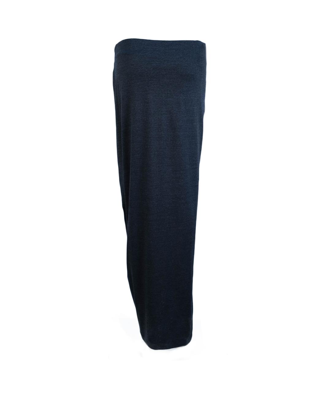 BRUNELLO CUCINELLI Серая шерстяная юбка миди, фото 2