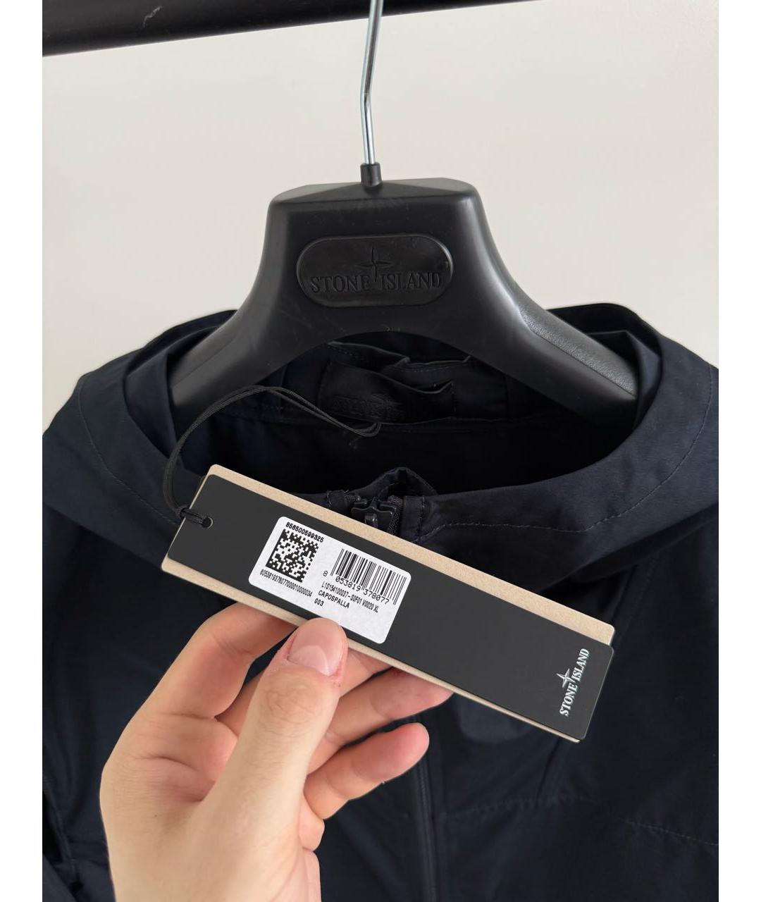 STONE ISLAND Темно-синяя куртка, фото 3