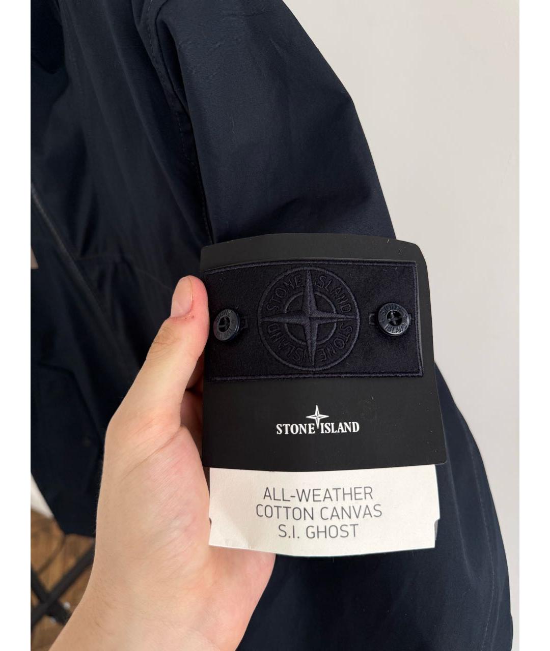 STONE ISLAND Темно-синяя куртка, фото 5