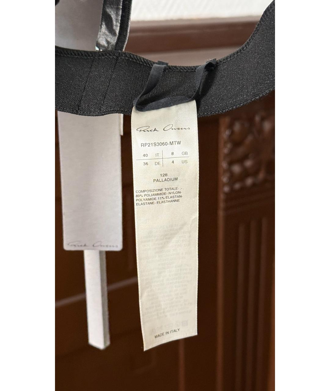 RICK OWENS Серебрянный корсет, фото 5