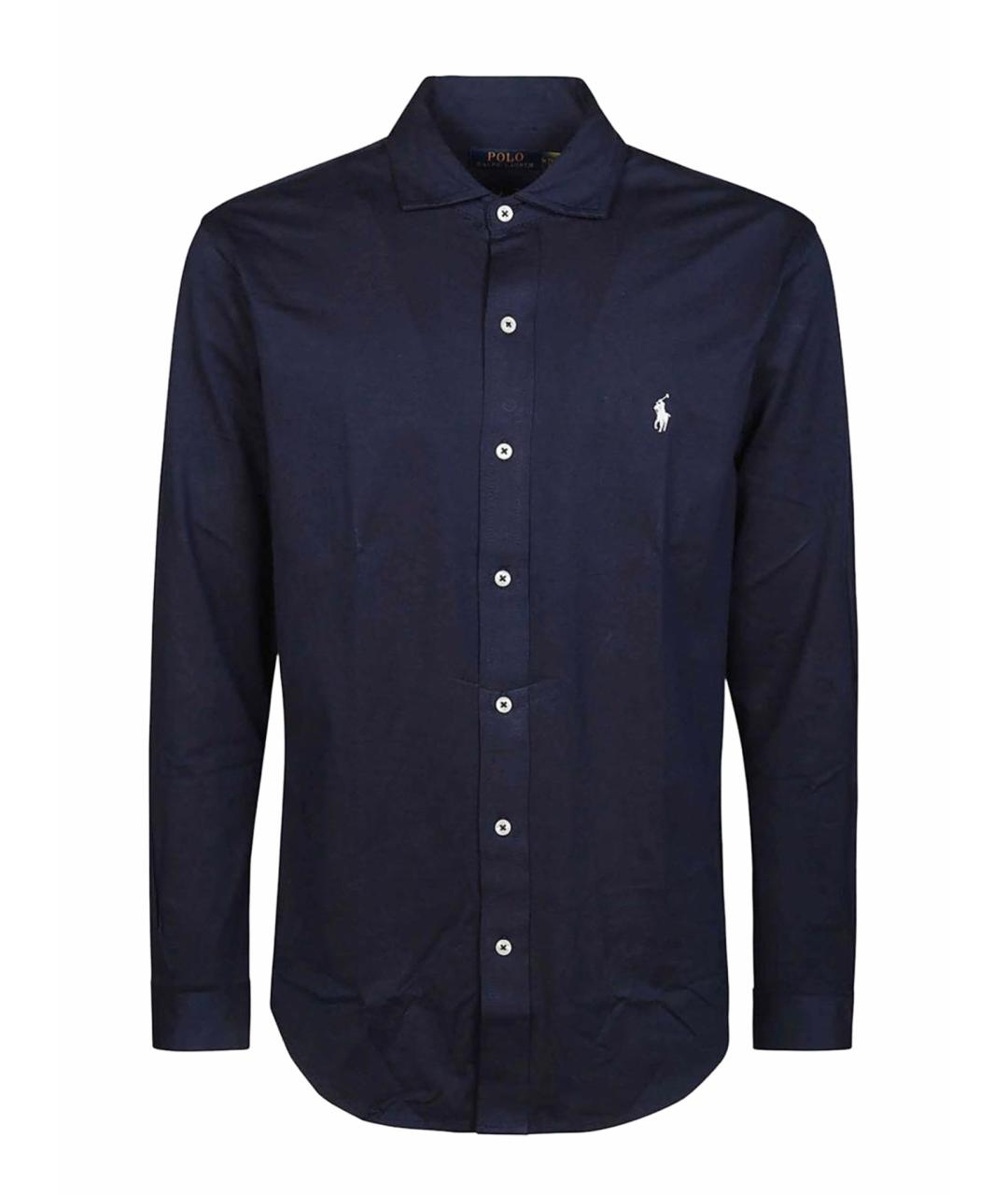 POLO RALPH LAUREN Темно-синяя классическая рубашка, фото 1