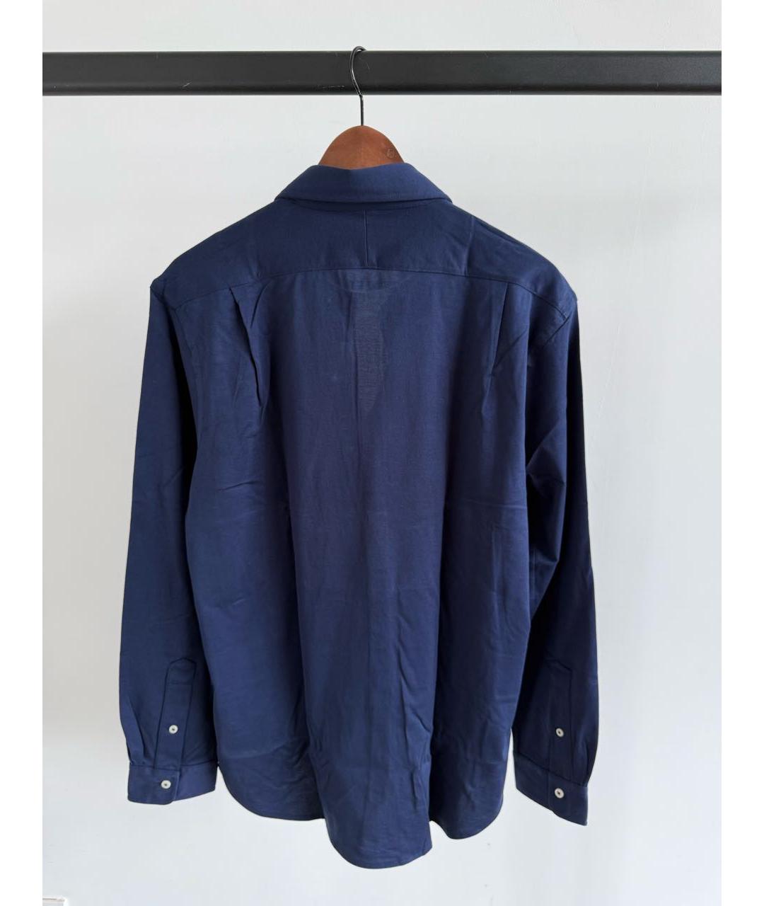 POLO RALPH LAUREN Темно-синяя классическая рубашка, фото 8