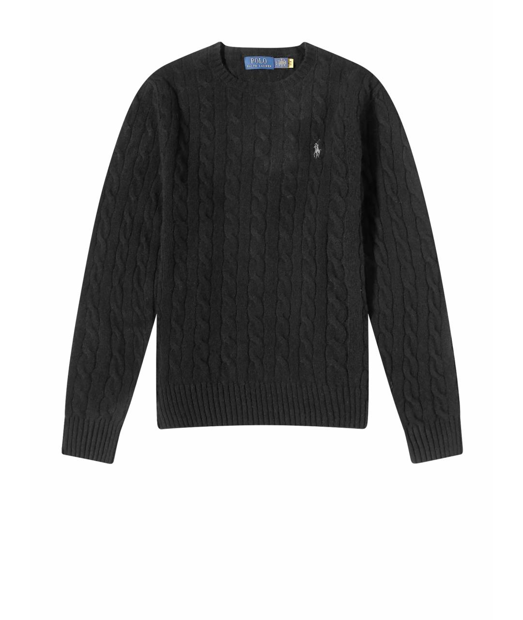 POLO RALPH LAUREN Черный шерстяной джемпер / свитер, фото 1