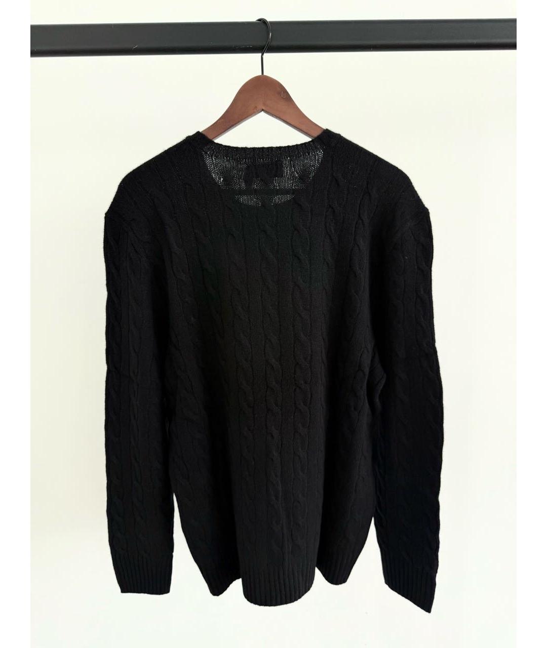 POLO RALPH LAUREN Черный шерстяной джемпер / свитер, фото 8