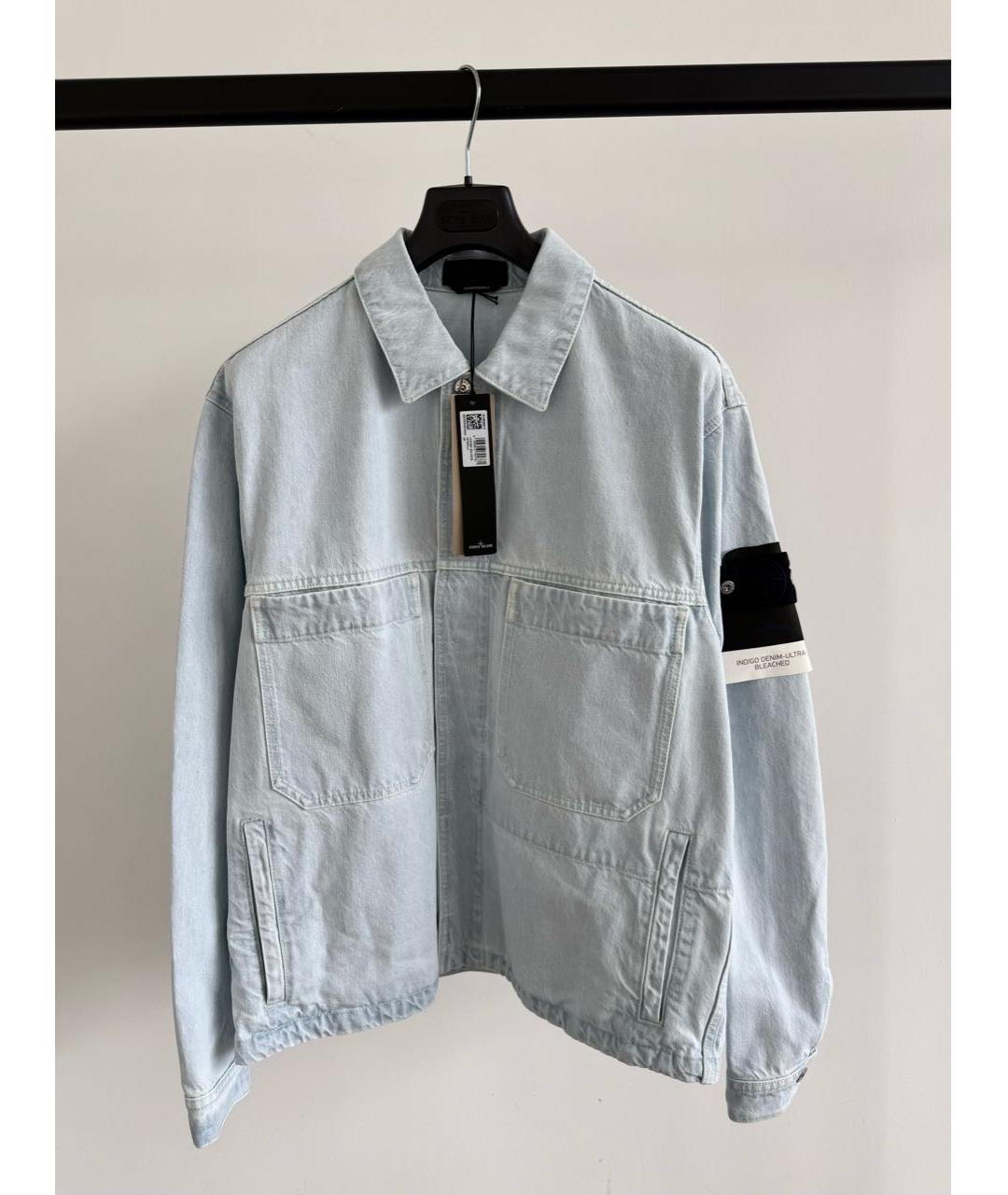 STONE ISLAND Голубая куртка, фото 2