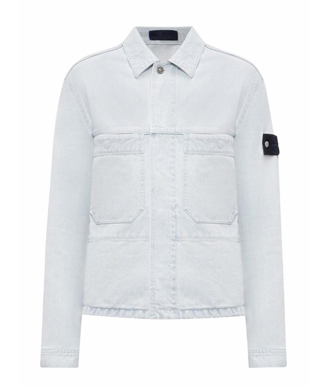 STONE ISLAND Голубая куртка, фото 1