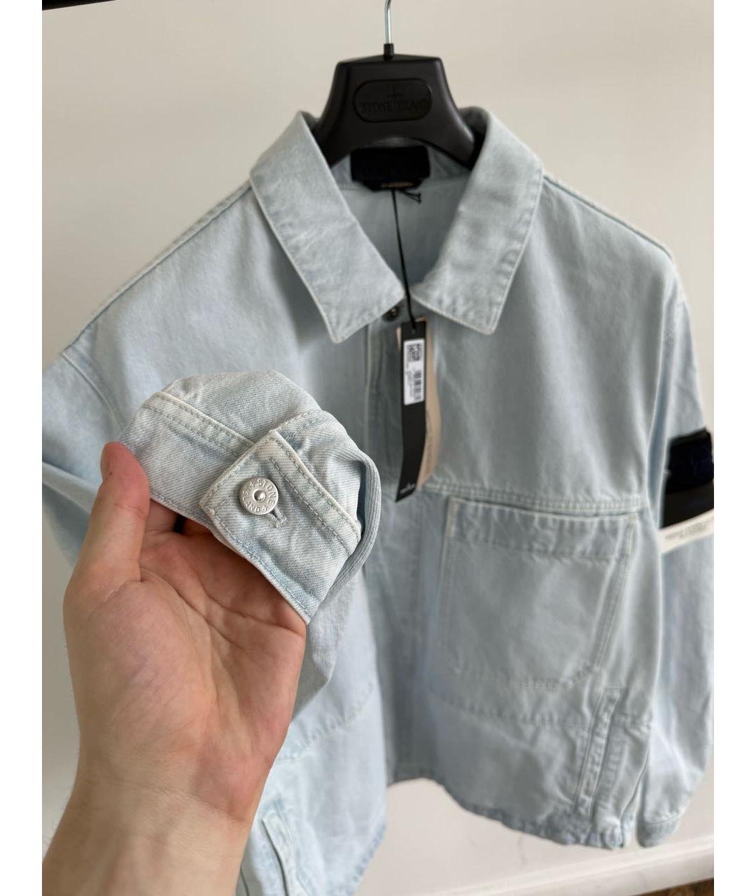 STONE ISLAND Голубая куртка, фото 4