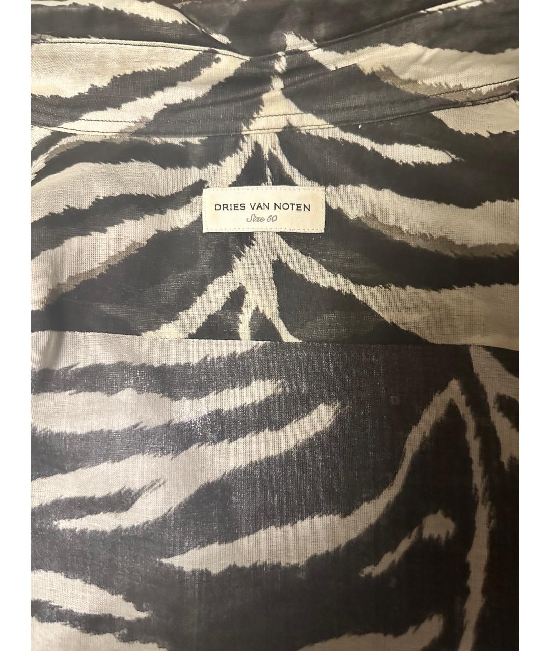 DRIES VAN NOTEN Белая хлопковая кэжуал рубашка, фото 2