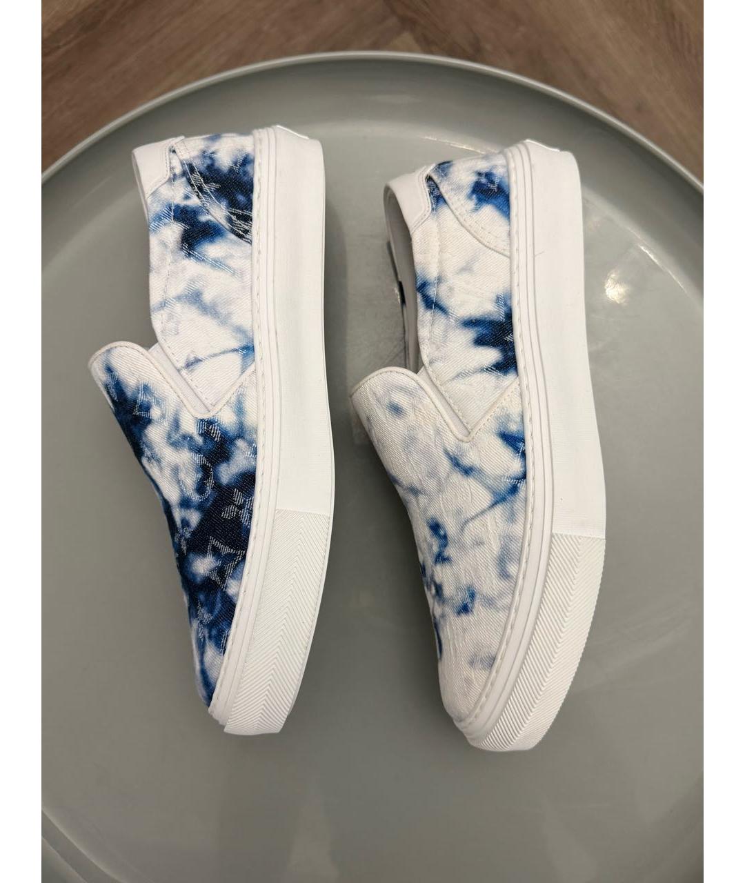 LOUIS VUITTON Белые слипоны, фото 4