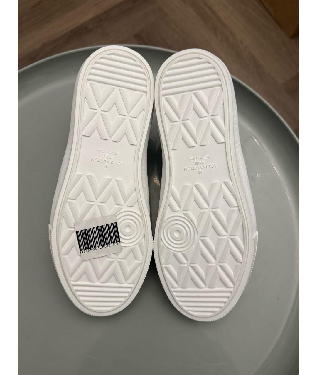 LOUIS VUITTON Белые слипоны, фото 5