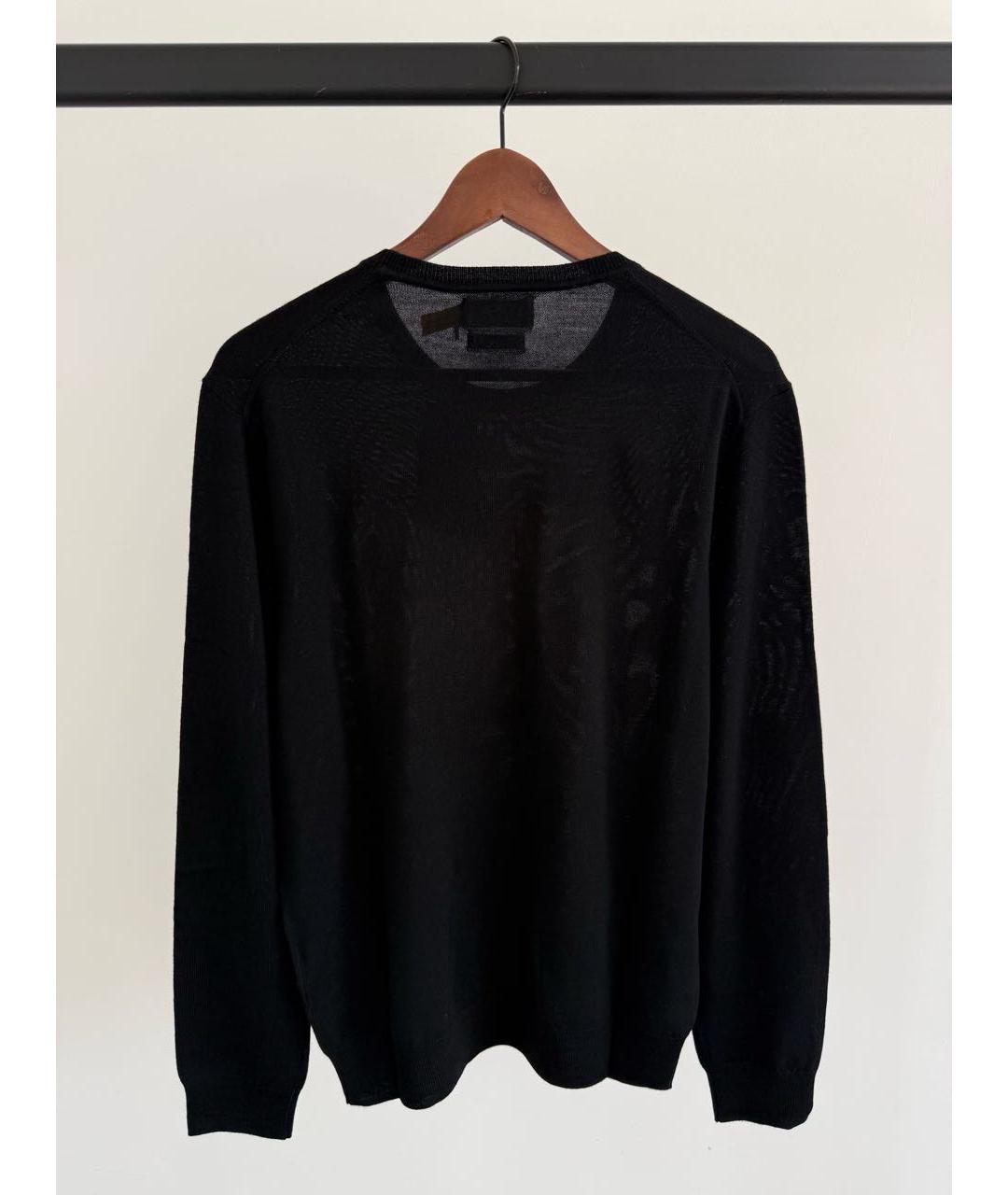 POLO RALPH LAUREN Черный шерстяной джемпер / свитер, фото 8