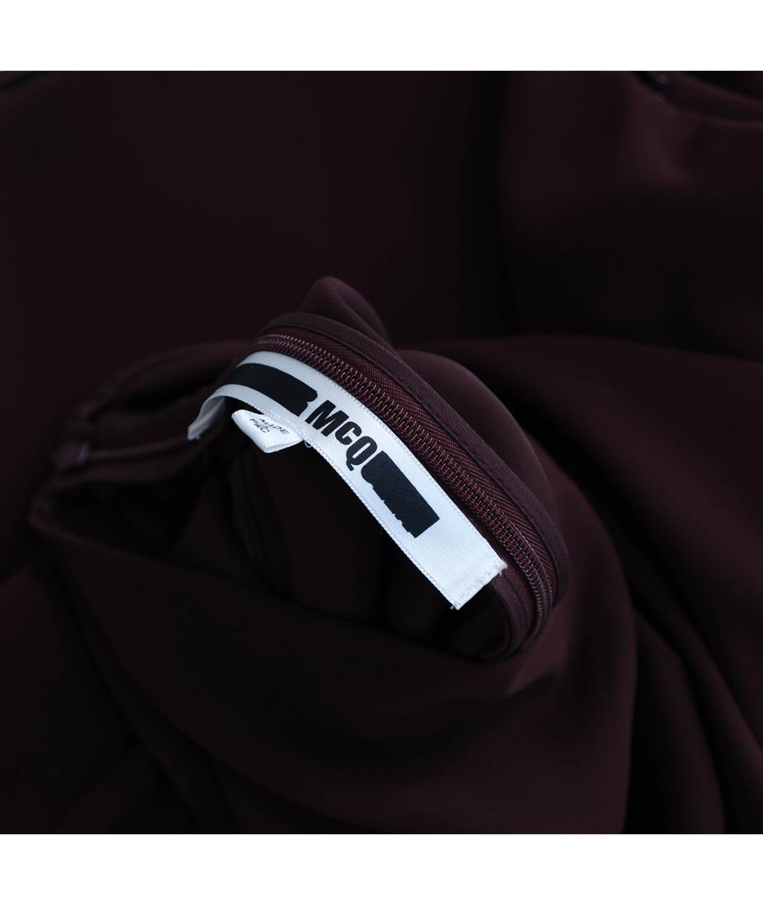 MCQ ALEXANDER MCQUEEN Бордовая полиэстеровая блузы, фото 3