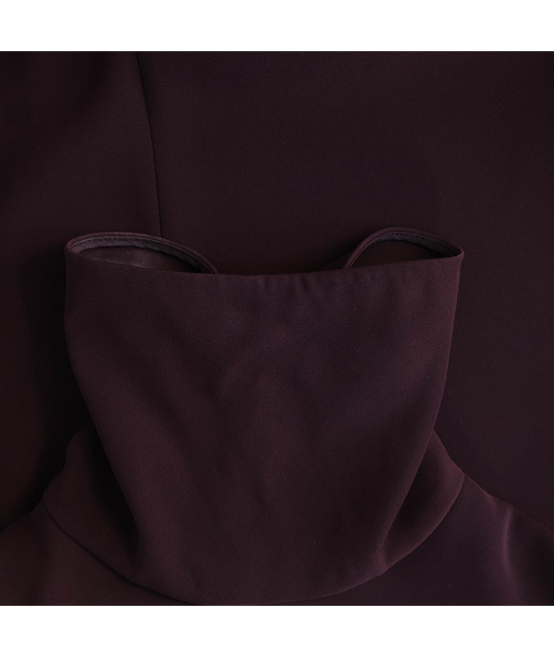 MCQ ALEXANDER MCQUEEN Бордовая полиэстеровая блузы, фото 4