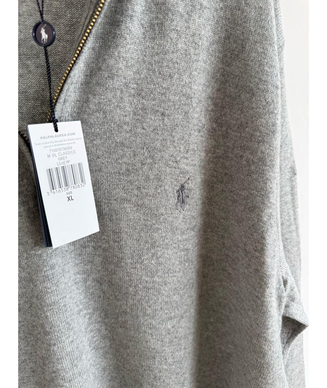 POLO RALPH LAUREN Серый шерстяной джемпер / свитер, фото 6