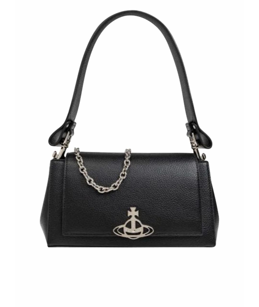 VIVIENNE WESTWOOD Черная сумка через плечо, фото 1