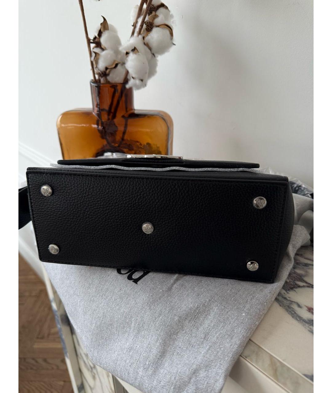 VIVIENNE WESTWOOD Черная сумка через плечо, фото 6