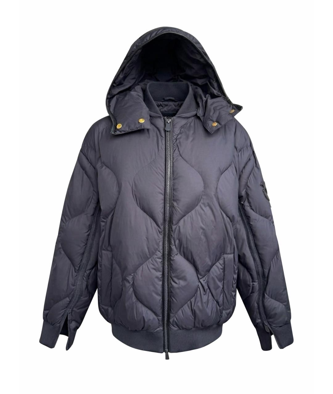 PINKO Темно-синяя полиэстеровая куртка, фото 1