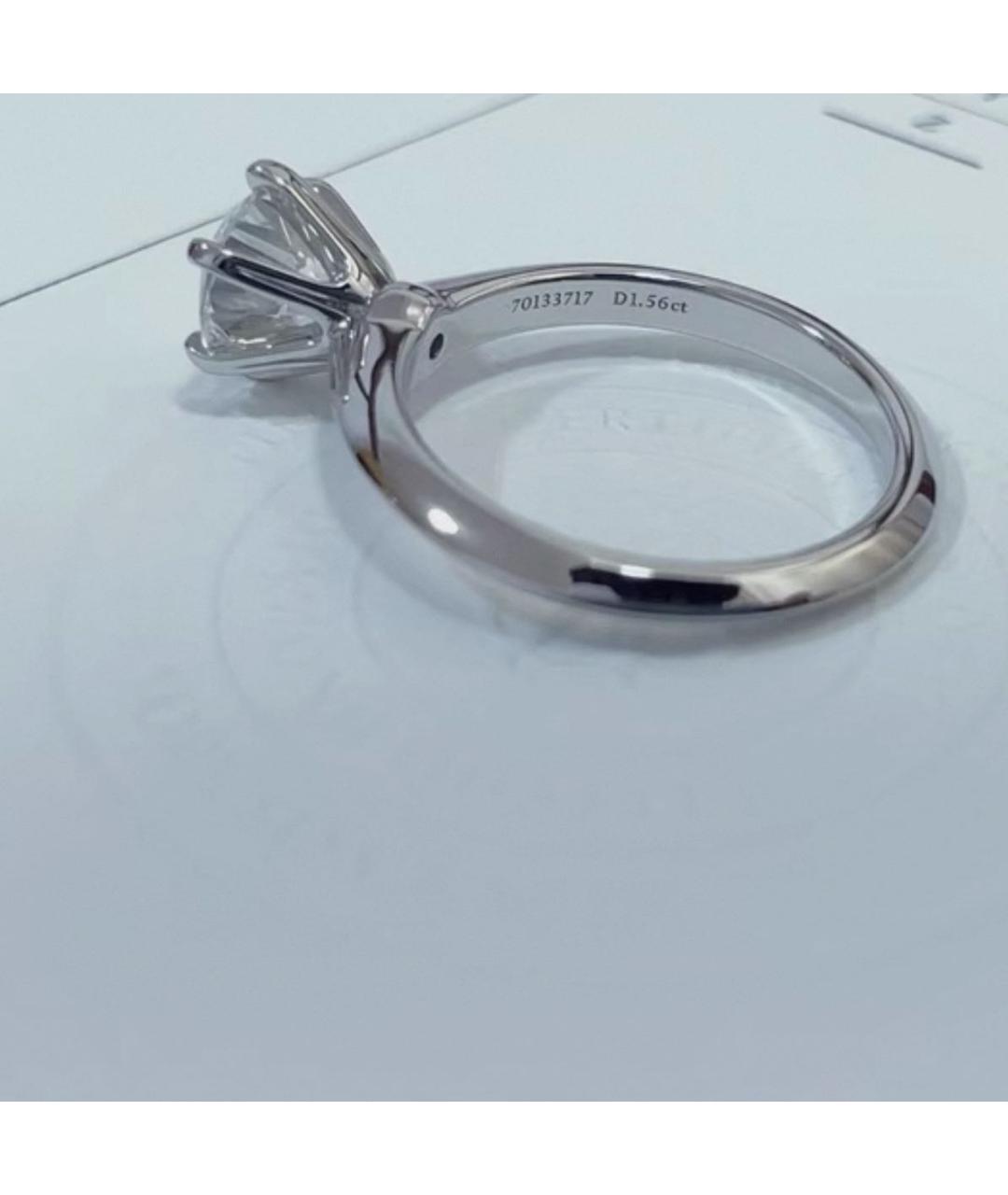 TIFFANY&CO Серебряное кольцо из белого золота, фото 2