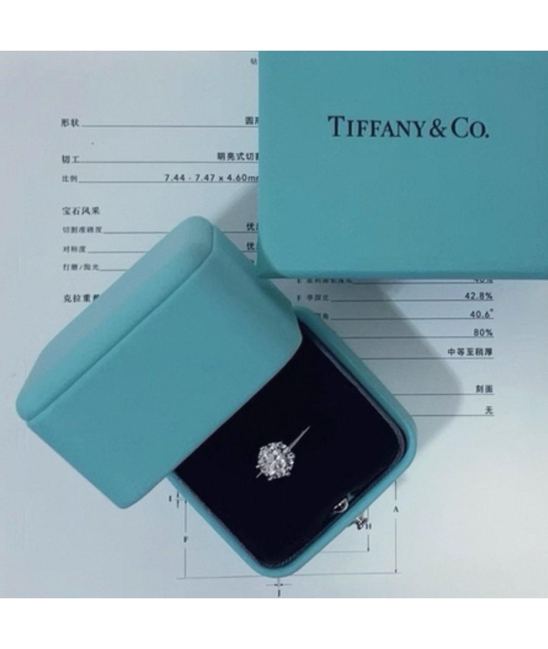 TIFFANY&CO Серебряное кольцо из белого золота, фото 3