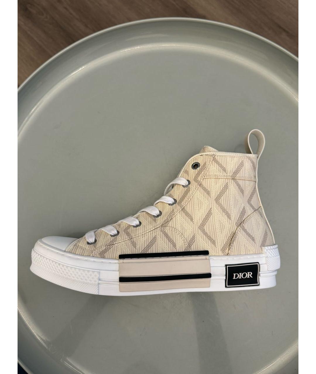 CHRISTIAN DIOR Бежевые кроссовки, фото 6