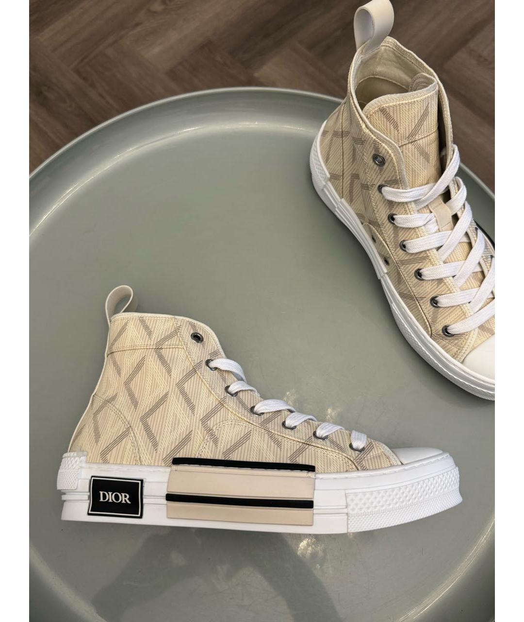 CHRISTIAN DIOR Бежевые кроссовки, фото 5