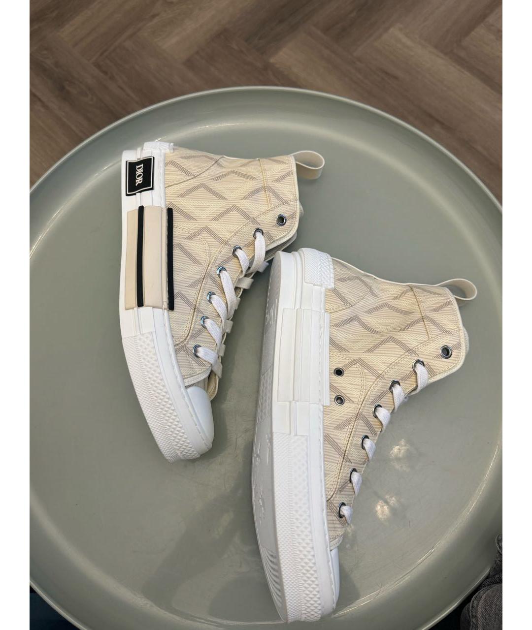 CHRISTIAN DIOR Бежевые кроссовки, фото 3
