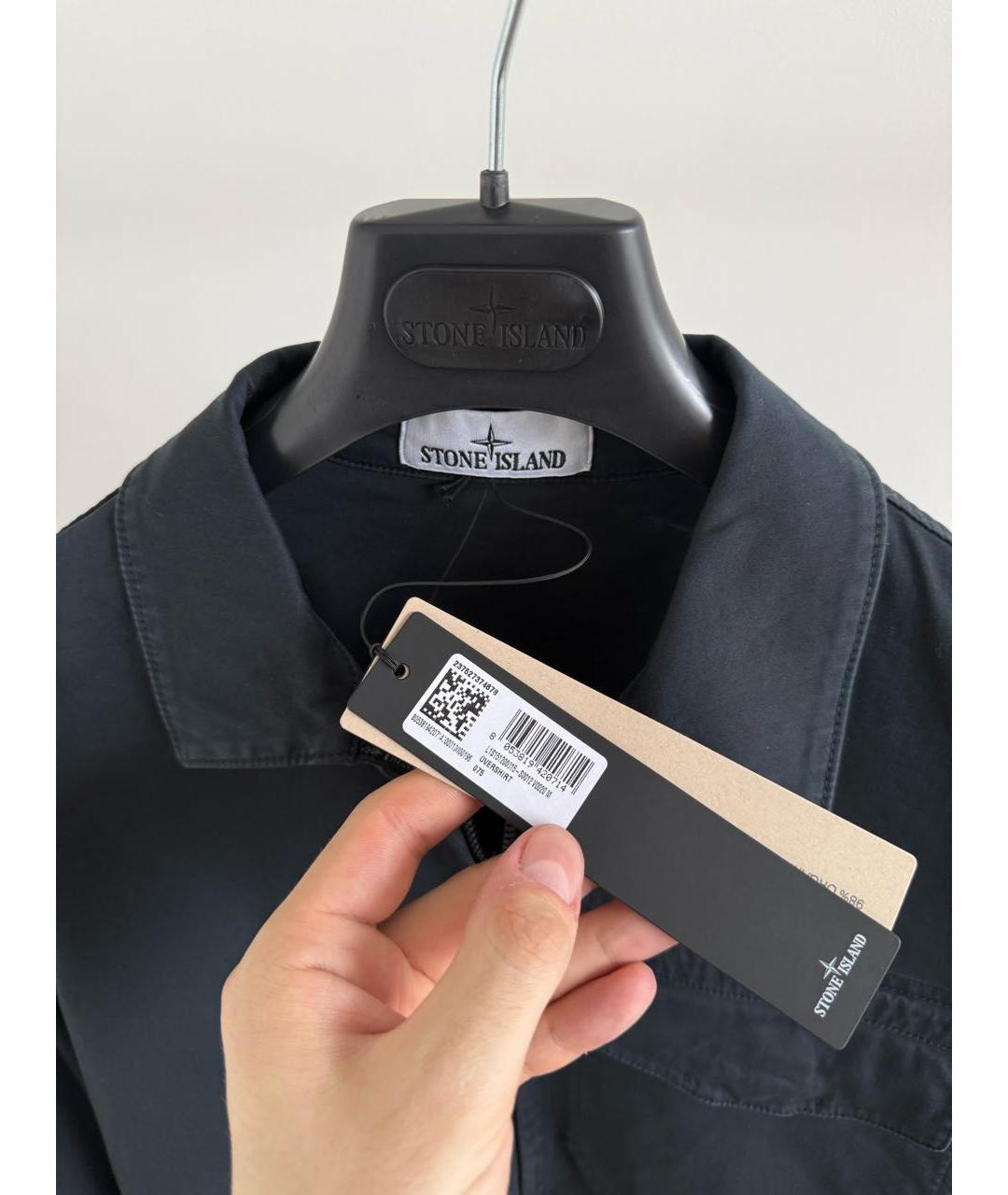 STONE ISLAND Темно-синяя куртка, фото 3