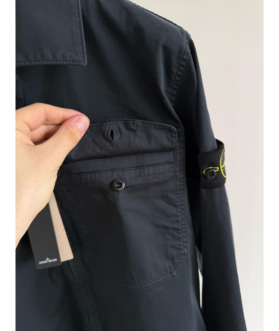 STONE ISLAND Темно-синяя куртка, фото 6