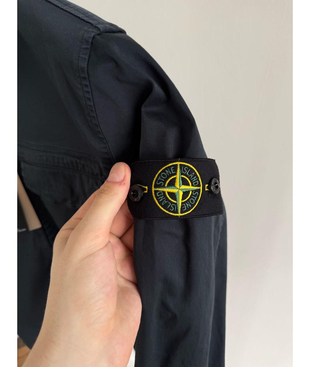 STONE ISLAND Темно-синяя куртка, фото 5