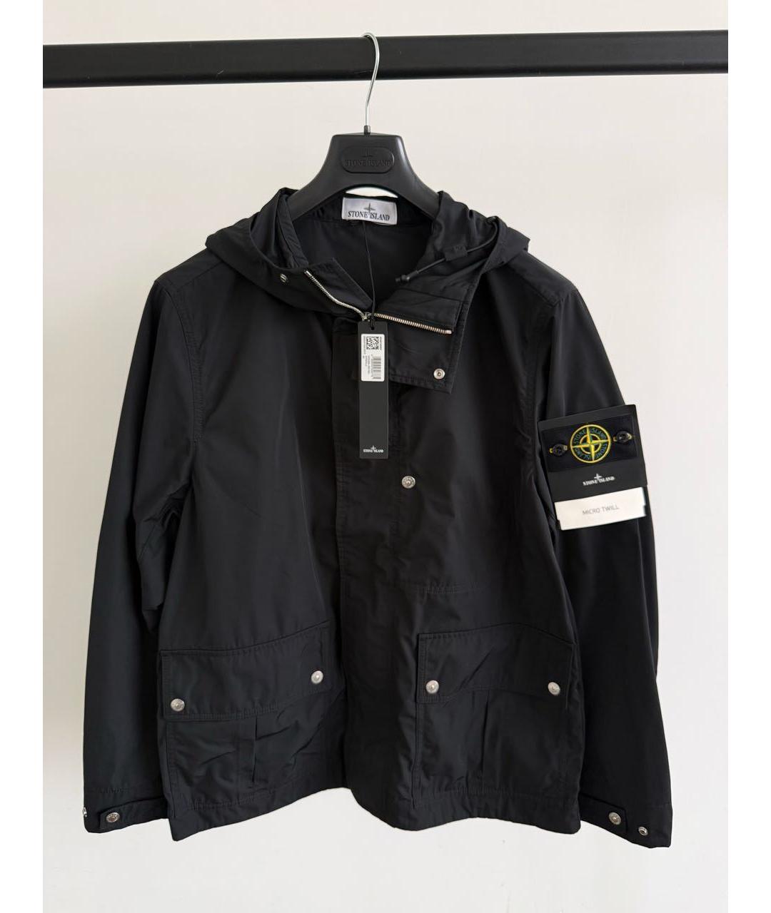 STONE ISLAND Черная куртка, фото 2