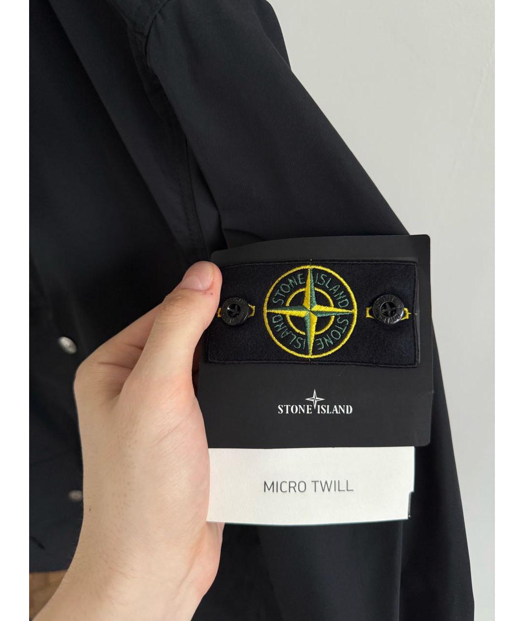 STONE ISLAND Черная куртка, фото 5