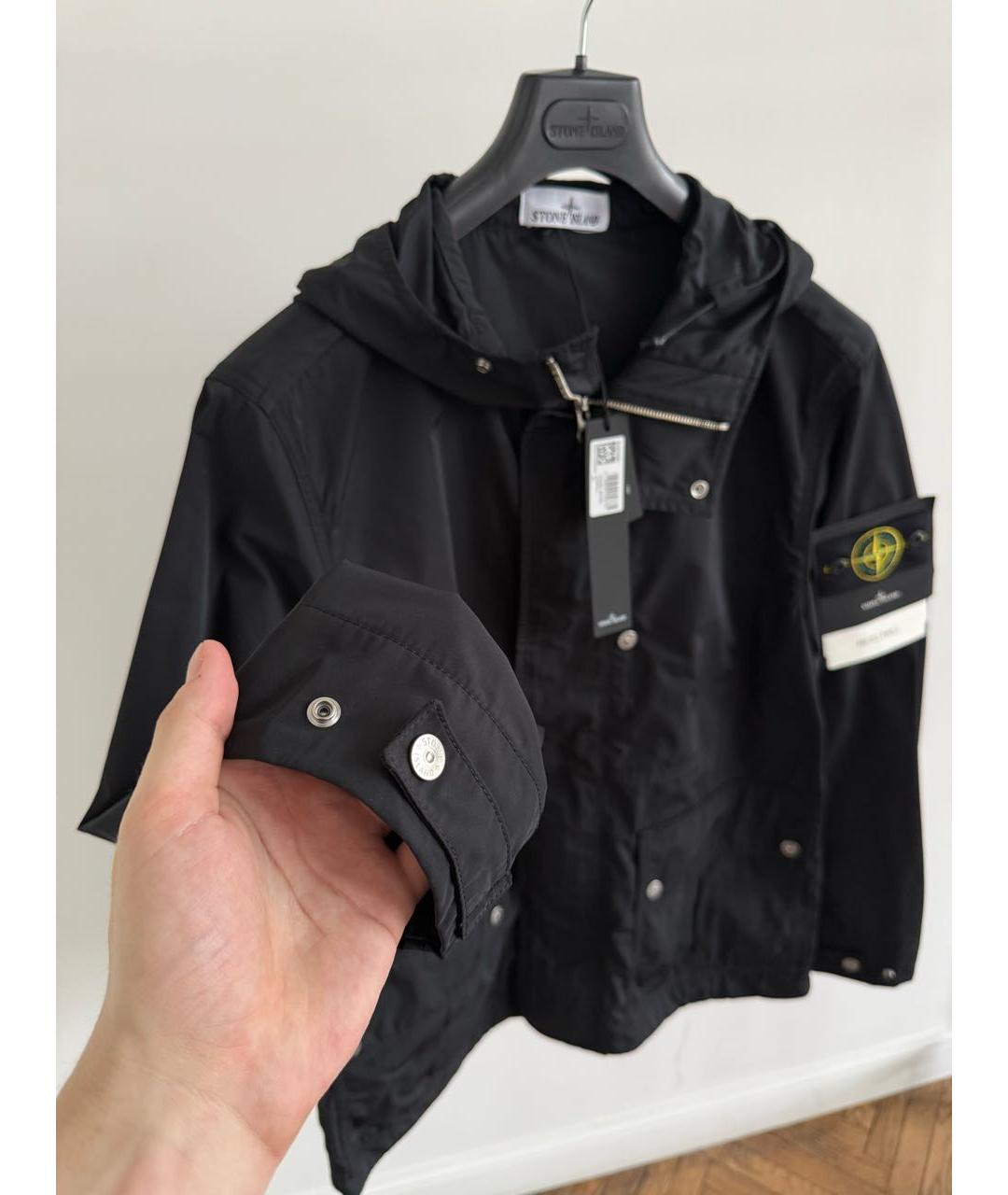 STONE ISLAND Черная куртка, фото 4