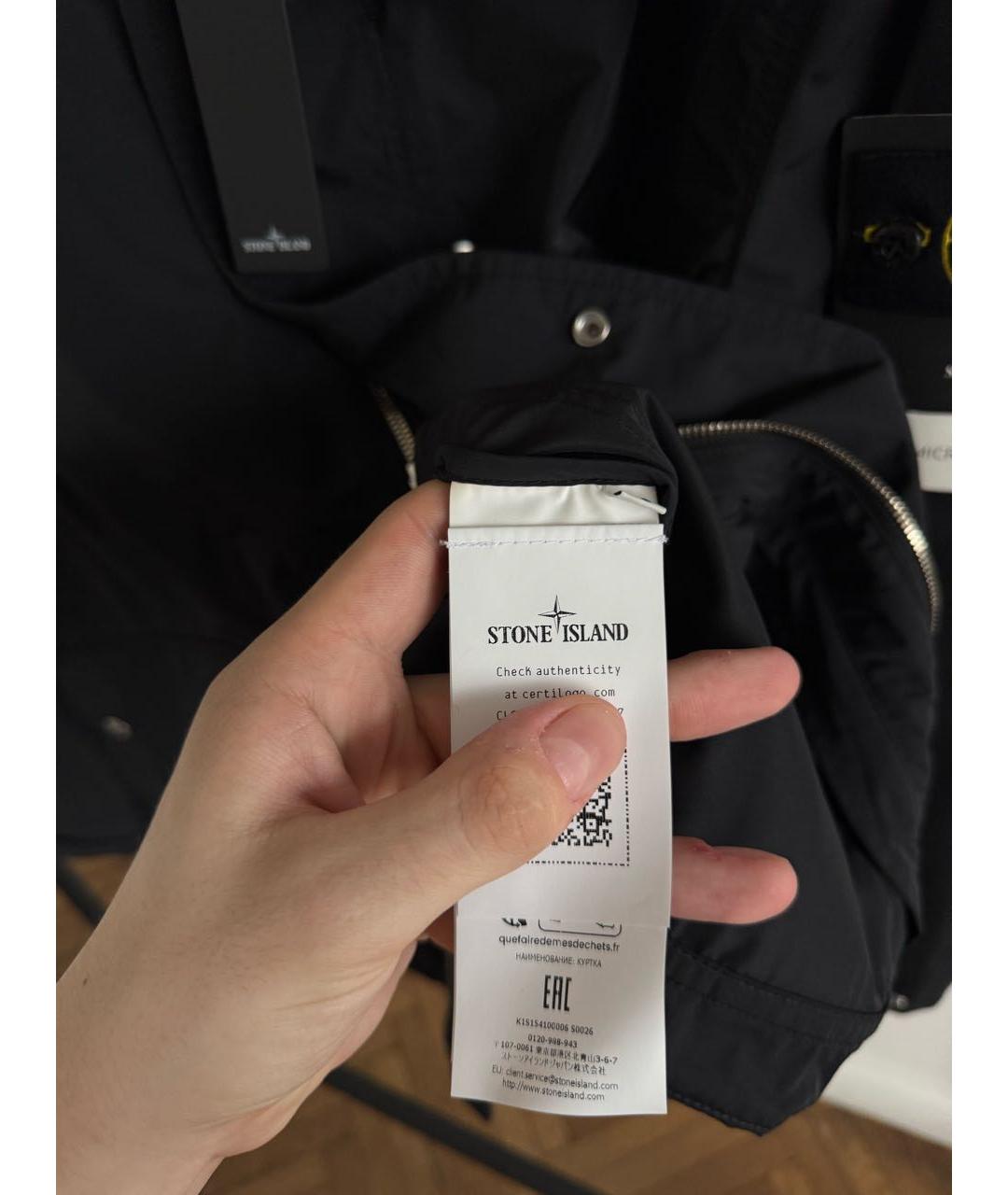 STONE ISLAND Черная куртка, фото 7