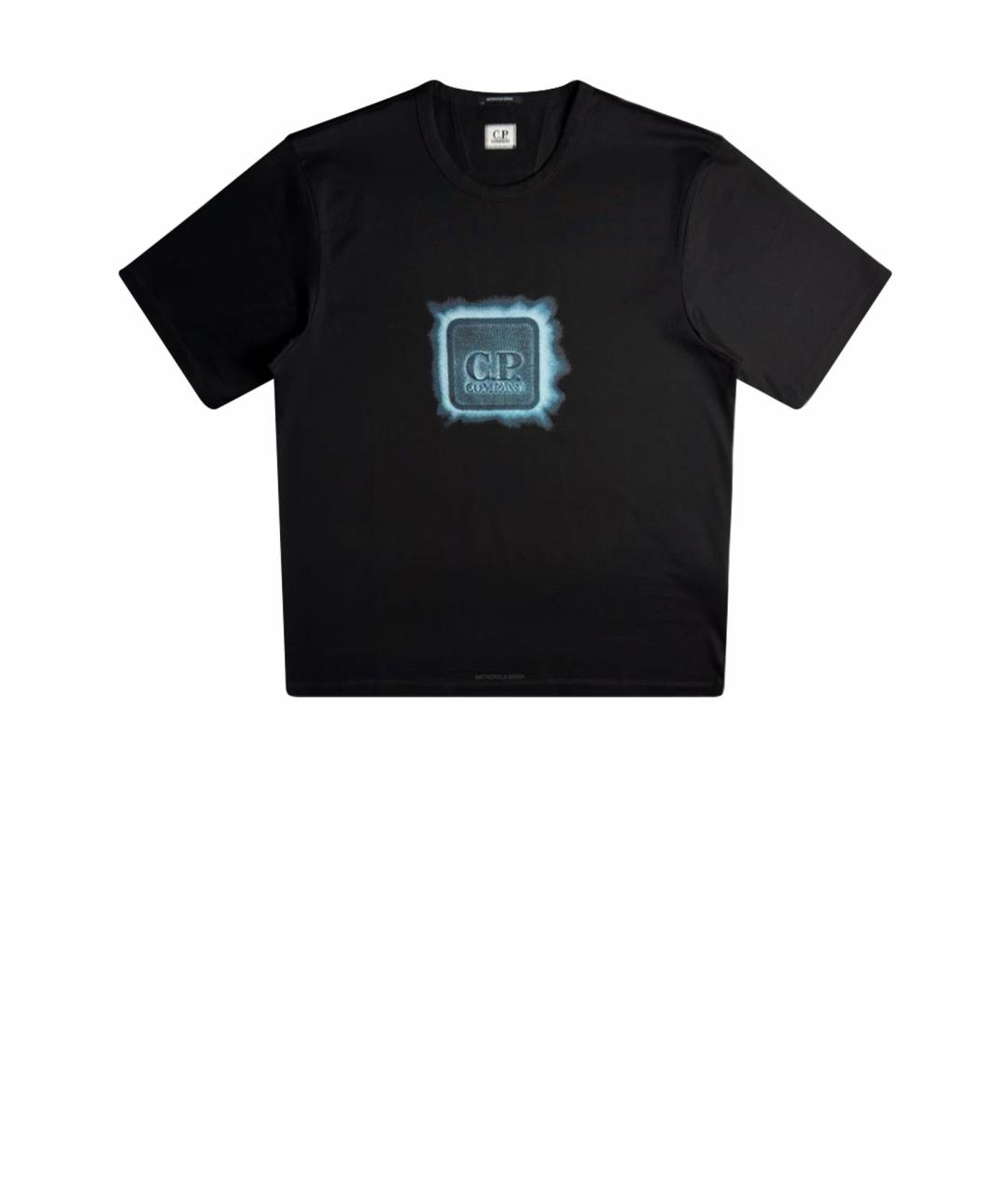 CP COMPANY Черная хлопковая футболка, фото 6