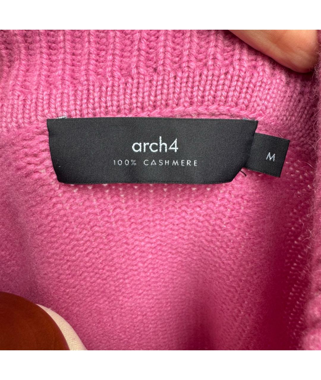 Arch4 Розовый кашемировый джемпер / свитер, фото 3