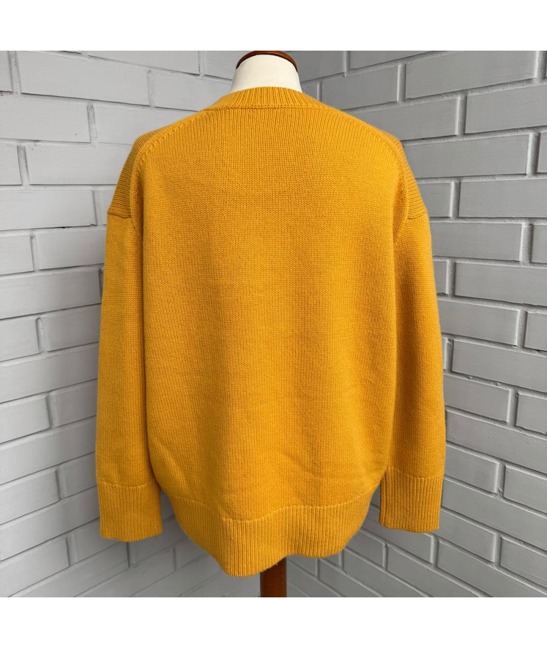 12 STOREEZ Горчичный кашемировый джемпер / свитер, фото 2