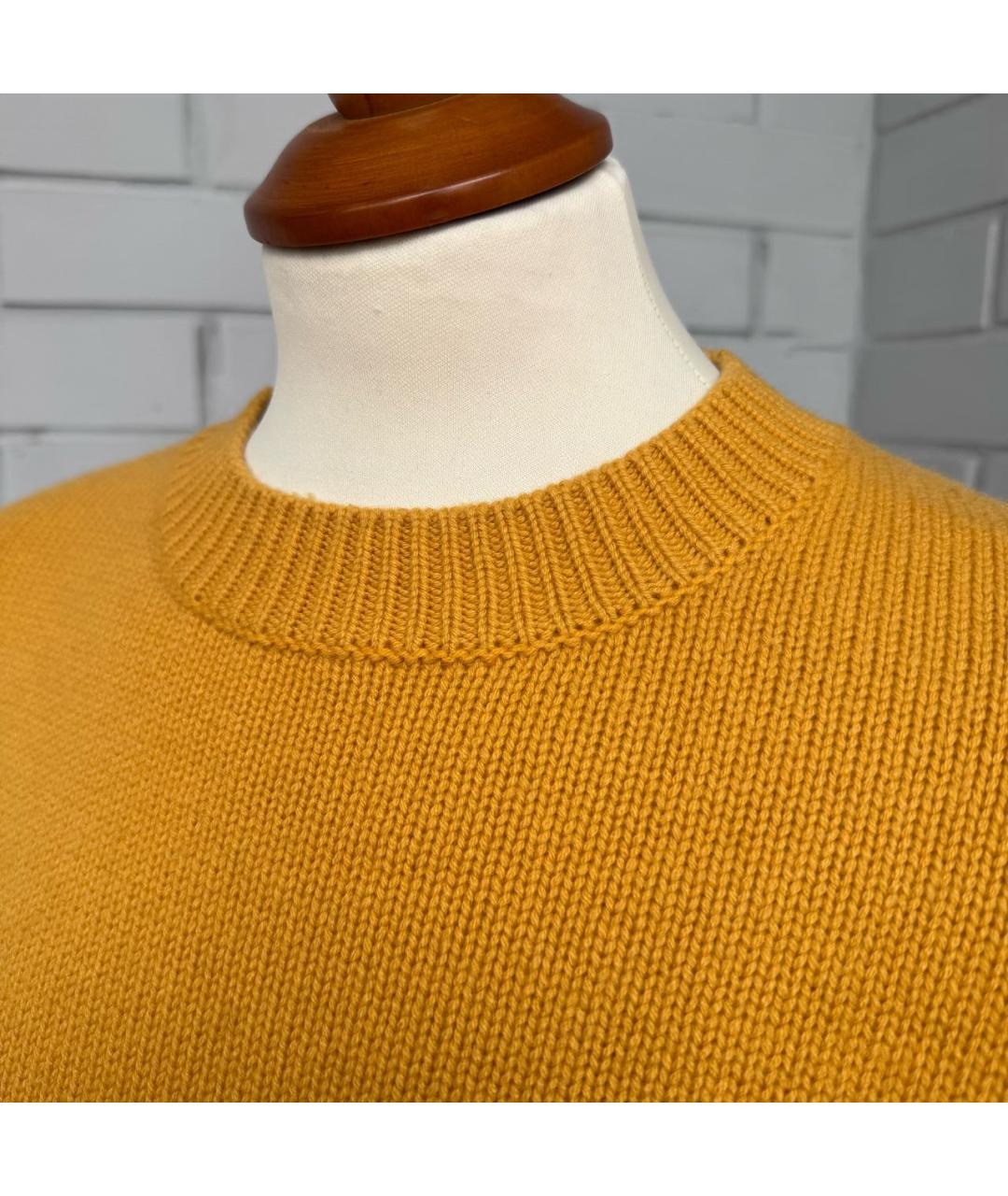 12 STOREEZ Горчичный кашемировый джемпер / свитер, фото 4